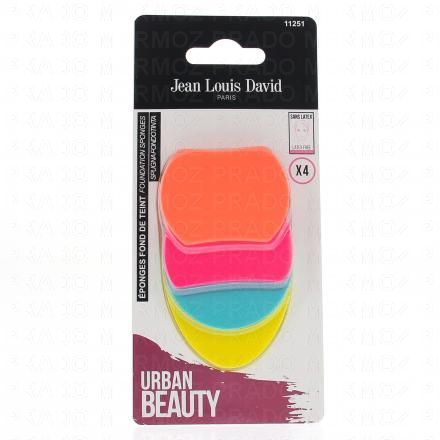 JEAN LOUIS DAVID Urban Beauty - Eponges fond de teint x4