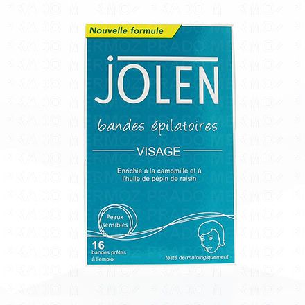 JOLEN Bandes epilatoires visage x 16