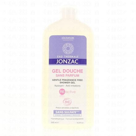 JONZAC Reactive - Gel douche bio sans parfum flacon 500ml