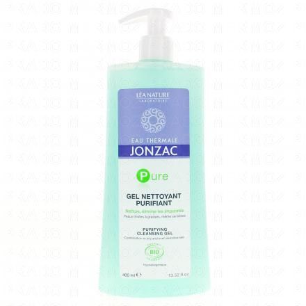 JONZAC Gel nettoyant purifiant bio pure flacon 400ml