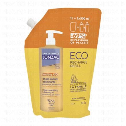 JONZAC Huile lavante relipidante Nutritive ATO bio (eco recharge 1l)