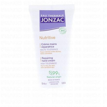 JONZAC Nutritive Crème main effet protecteur seconde peau bio tube 50ml