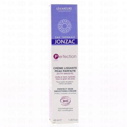 JONZAC Perfection Crème lissante peau parfaite bio tube pompe 40ml