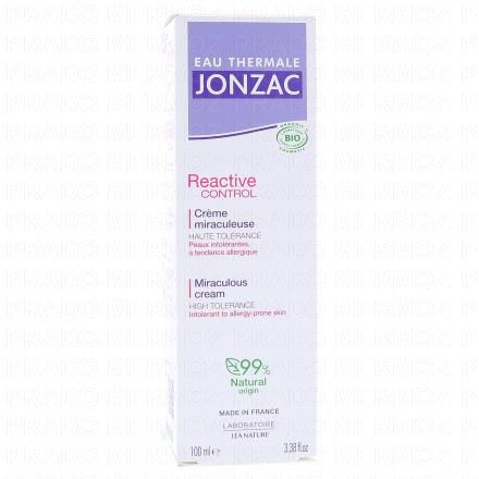JONZAC Reactive - Crème miraculeuse bio 100ml