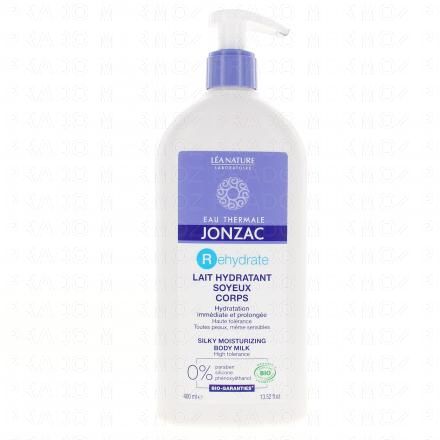 JONZAC Rehydrate lait corps réhydratant bio flacon pompe 400ml