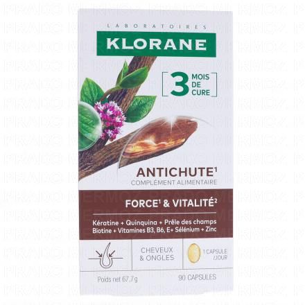 KLORANE Antichute - Force et vitalité 90 Capsules