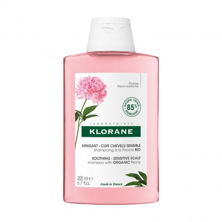 KLORANE Apaisant - Shampooing Pivoine Bio anti-irritation et protecteur (200ml)