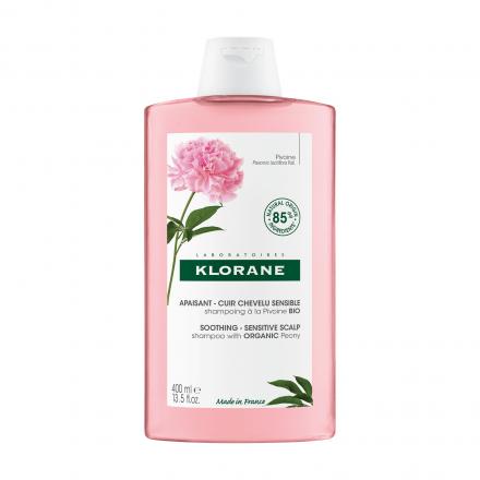 KLORANE Apaisant - Shampooing Pivoine Bio anti-irritation et protecteur (400ml)