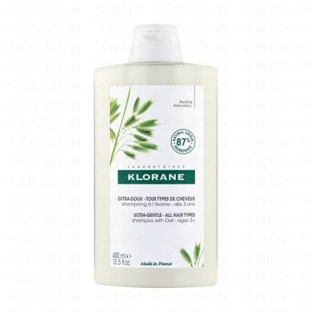 KLORANE Avoine - Shampooing extra doux (flacon 400ml)