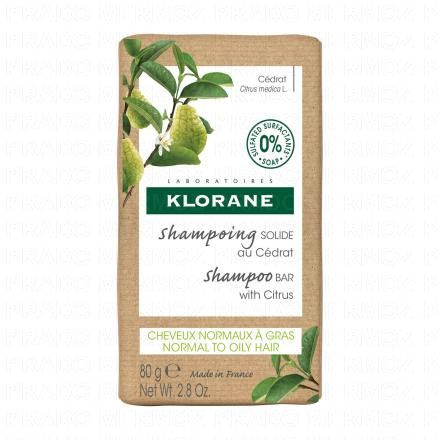 KLORANE Cédrat - Shampooing solide 80gr