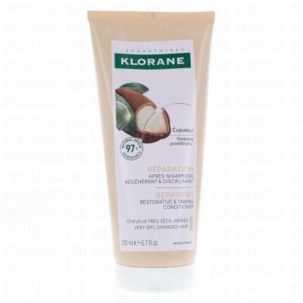 KLORANE Cupuaçu bio - Après-shampooing tube 200ml