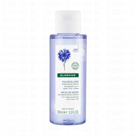 KLORANE Bleuet bio - Eau micellaire (flacon 100ml)