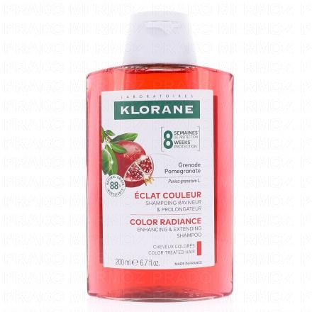 KLORANE Eclat couleur - Shampooing Grenade raviveur et prolongateur (200ml)