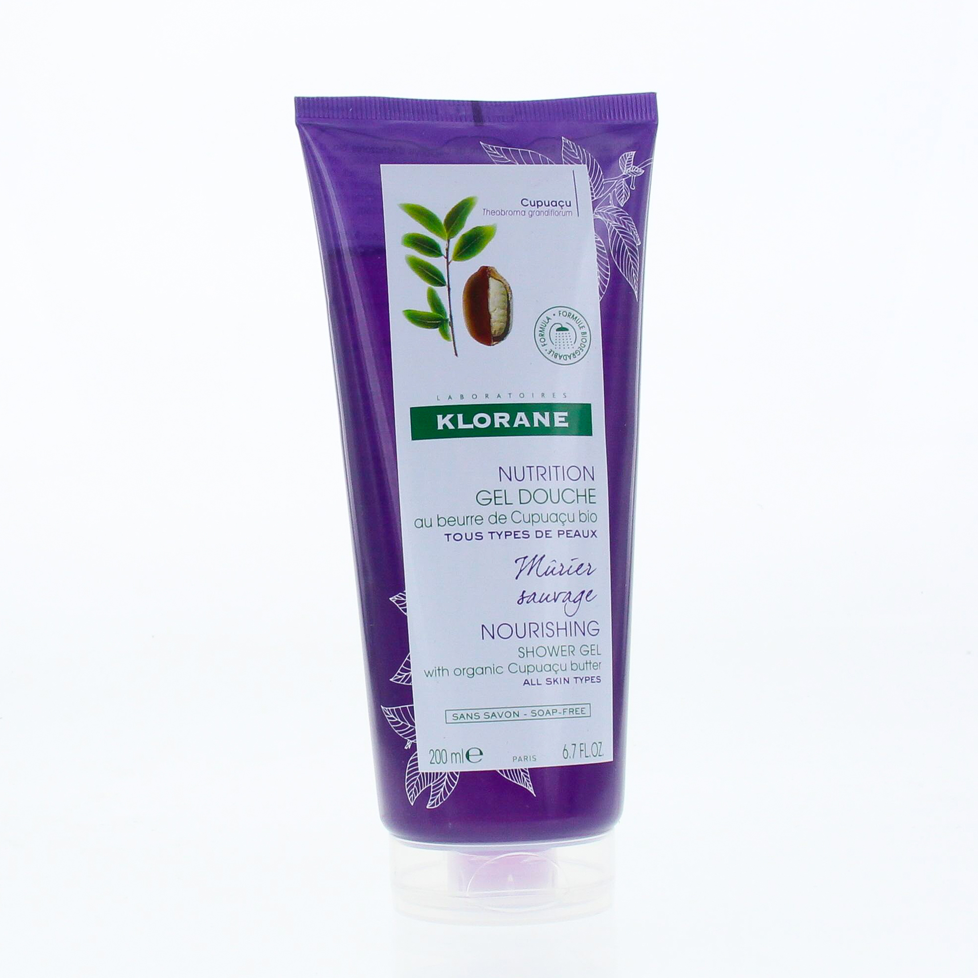 KLORANE Gel Douche Mûrier Sauvage tube 200ml Parapharmacie en ligne Prado Mermoz