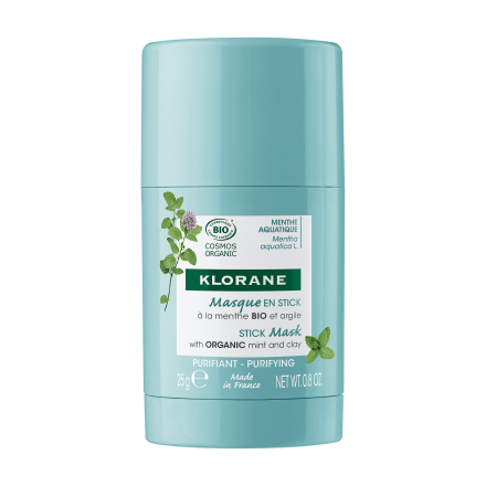 KLORANE Menthe Aquatique bio - Masque en stick visage 25g