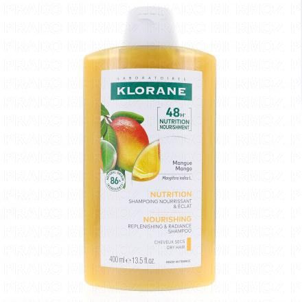KLORANE Nutrition - Shampooing Mangue Nourrissant & éclat (400ml)