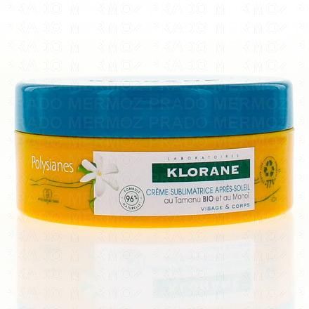 KLORANE Monoï - Crème sublimatrice après-soleil visage et corps pot 200ml