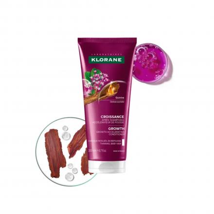 KLORANE Quinine - Apr&egrave;s shampoing acc&eacute;l&eacute;rateur de pousse 200ml