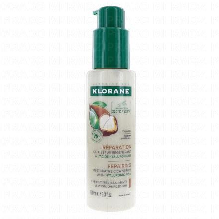 KLORANE Réparation - Cica-sérum régénérant à l'acide hyaluronique 100 ml