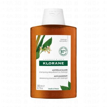 KLORANE Shampooing Rééquilibrant Antipelliculaire au Galanga (200ml)
