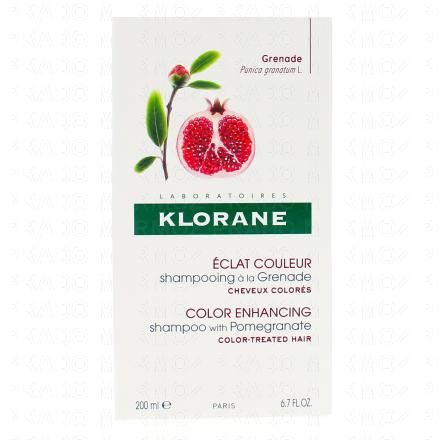 KLORANE Grenade - Shampooing éclat couleur (flacon 200ml)