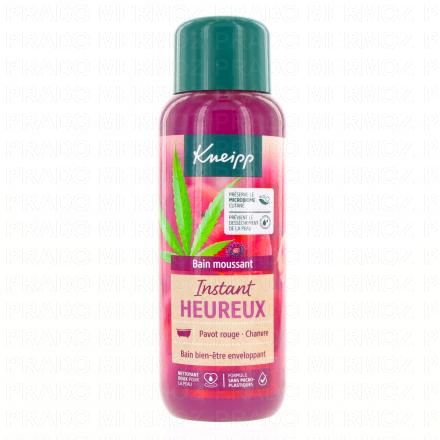 KNEIPP Bain moussant pavot rouge et chanvre 400ml