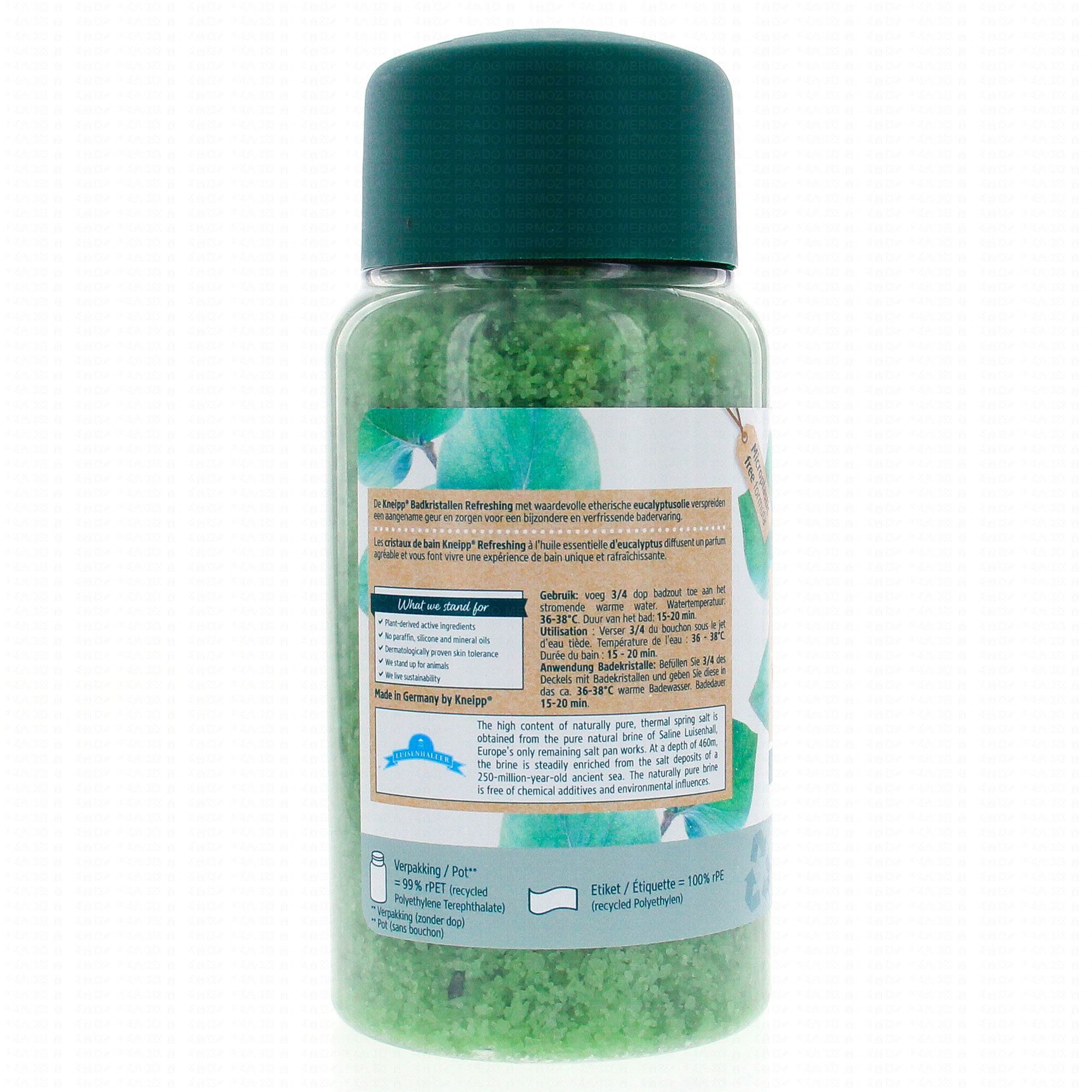 KNEIPP Refreshing - Cristaux de sel pour le bain Eucalyptus 600gr -  Parapharmacie Prado Mermoz