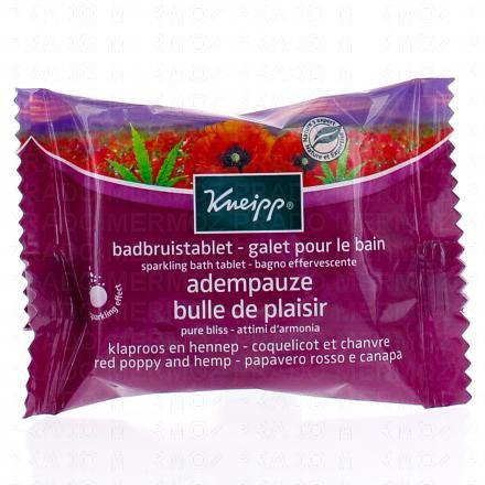 KNEIPP Galet pour bain Coquelicot et chanvre 80g