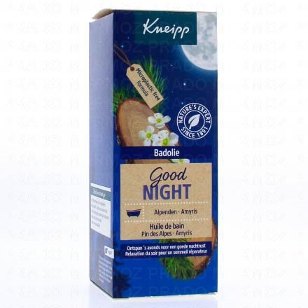 KNEIPP Good Night - Huile de bain Pin des Alpes Amyris 100ml