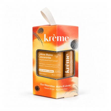KREME Coffret Duo R&eacute;parateur Mains & L&egrave;vres