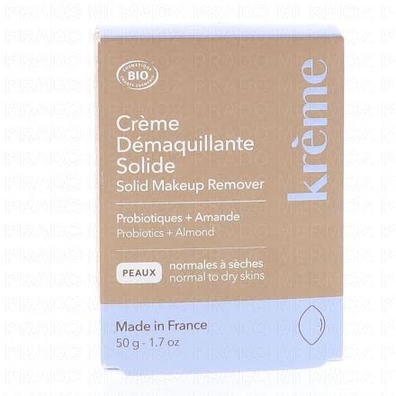 KREME Cr&egrave;me D&eacute;maquillante Solide 50g