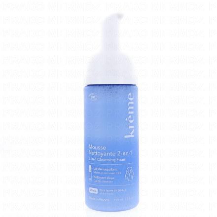 KREME Mousse Nettoyante 2 en 1 (150ml)