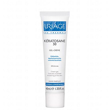 URIAGE Keratosane 30 gel crème callosités et épaississement cutanés localisés tube 40ml