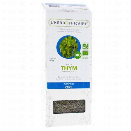 L'HERBÔTHICAIRE Feuille Thym Bio Plante pour tisane 60g