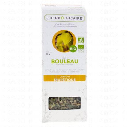 L'HERBÔTHICAIRE Feuilles de Bouleau Bio Plante pour tisane 30g