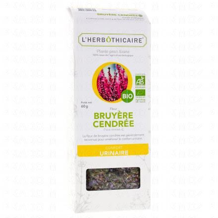 L'HERBÔTHICAIRE Fleur Bruyère Cendrée Bio Plante pour tisane (60g)
