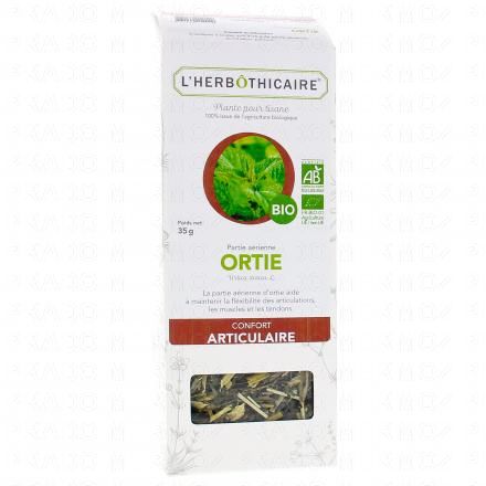 L'HERBÔTHICAIRE Partie aérienne Ortie Bio Plante pour tisane 35g