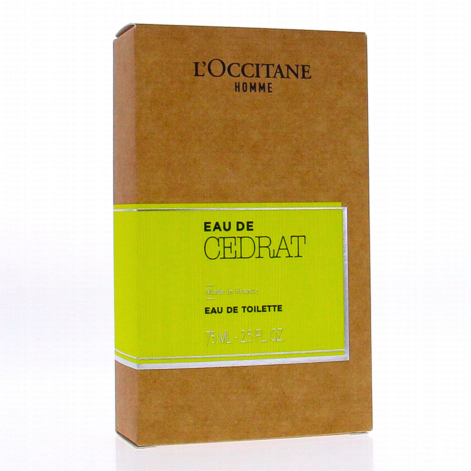 L'OCCITANE Homme Cédrat Eau de toilette 75 ml Parapharmacie Prado