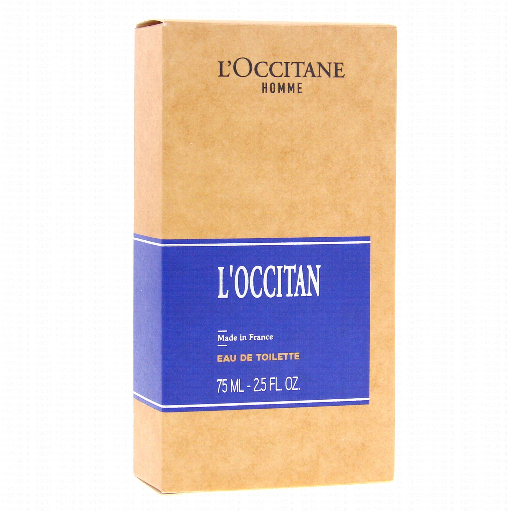 L'OCCITANE Homme Eau de toilette 75ml Parapharmacie Prado Mermoz