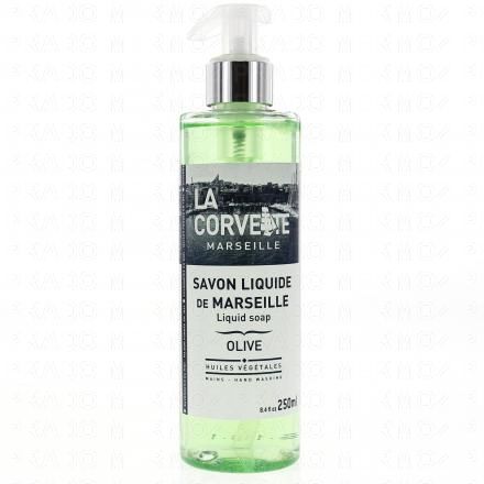 LA CORVETTE Savon liquide de Marseille Olive (250ml)