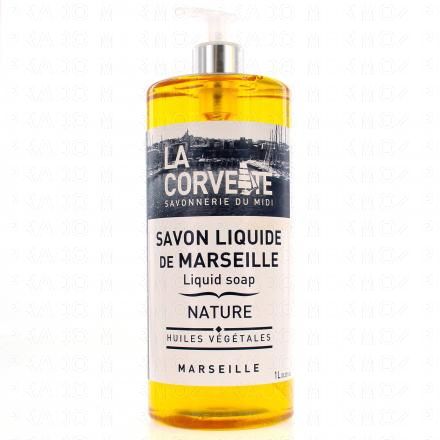 LA CORVETTE Savon liquide de Marseille nature (1l)