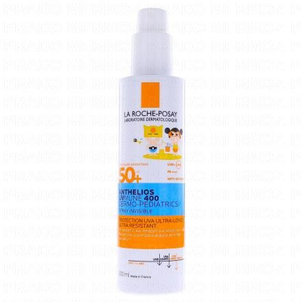 LA ROCHE-POSAY Anthelios UV MUNE 400 Dermo-Pediatrics spray invisible SPF50+ enfants spray 200ml 3
