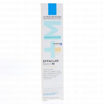 LA ROCHE-POSAY Effaclar Duo+M unifiant 40ml Teinte claire