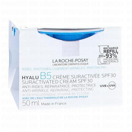 LA ROCHE POSAY Hyalu B5 - Crème Suractivée SPF30 Anti-Rides Réparatrice Protectrice eco-recharge 50ml 2