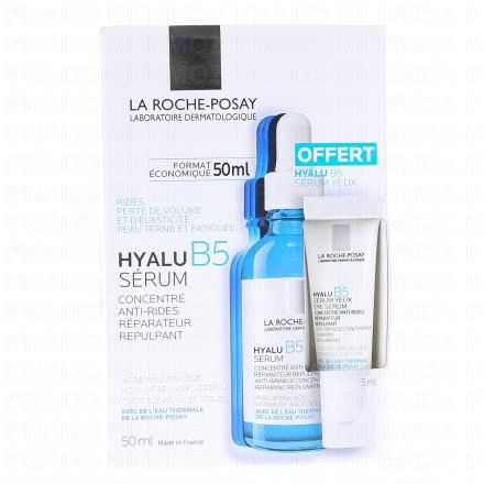 LA ROCHE-POSAY Hyalu B5 - Sérum concentré anti-rides (flacon 50ml + sérum yeux 5ml)