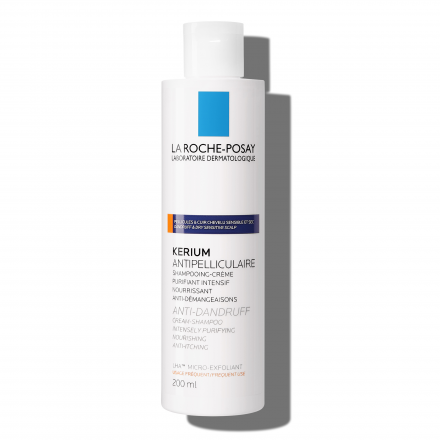 LA ROCHE-POSAY Kerium shampooing-crème antipelliculaire cuir chevelu sec