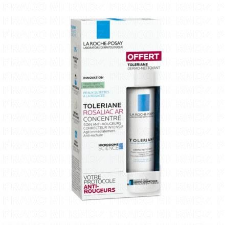 LA ROCHE-POSAY Tolériane - Coffret Rosaliac AR Concentré Anti-Rougeurs 40ml + Dermo-Nettoyant 50ml Offert