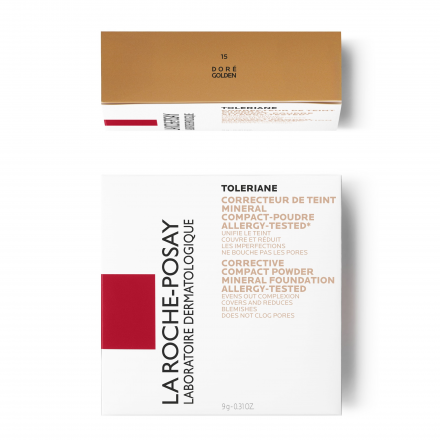 LA ROCHE-POSAY Toleriane teint mineral n°15 Doré SPF25 boîtier 9g