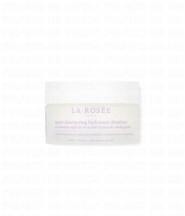 LA ROSÉE Après-shampoing hydratant démêlant à la kératine végétale et au lait d'amande (pot rechargeable 200ml)