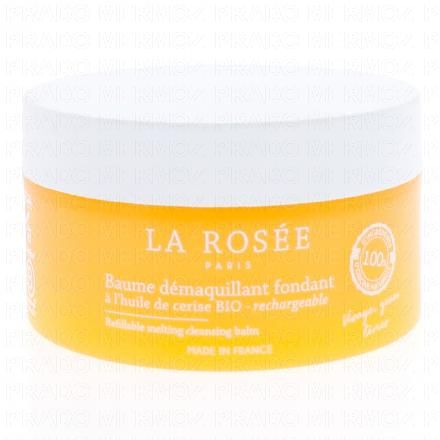 LA ROSEE Baume démaquillant fondant rechargeable (pot 90ml)